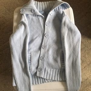Soft blue sweater